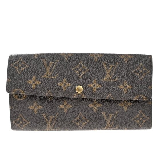 LOUIS VUITTON Portefeuille Sarah Long Bifold Wallet Monogram BN M61735 05EF664 - Picture 1 of 16